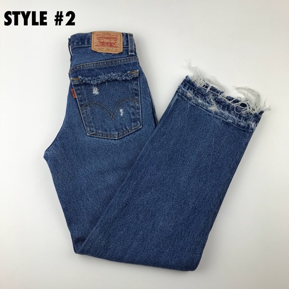 Vintage Levi’s Custom Made Orange Tab Re/Done Jean - Picture 3 of 8